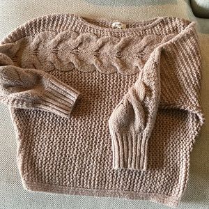 KyeMi long sleeve neutral knit sweater